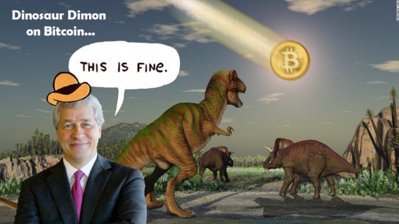 Why is Jamie Dimon bitching about bitcoin ? | by Adi Kancherla | Medium