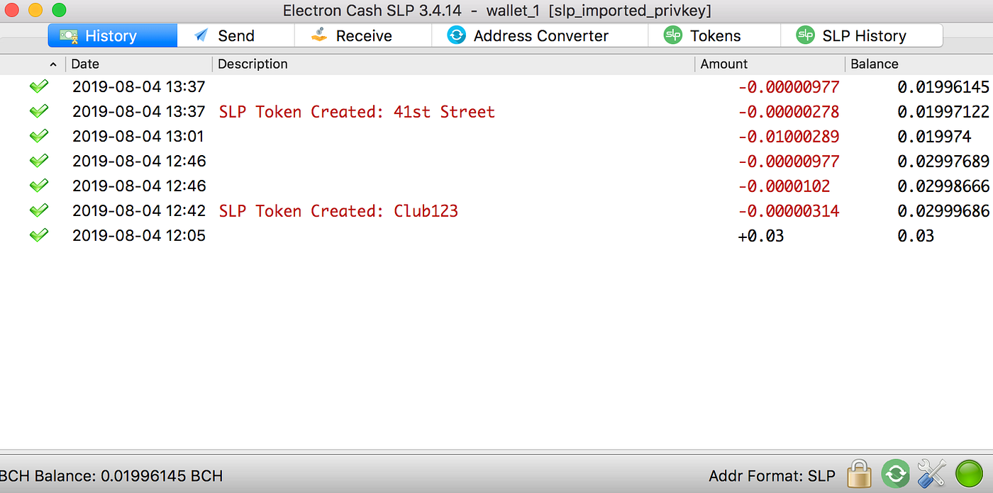 Create Bitcoin Cash SLP Tokens. In this guide we will be discussing how… |  by Justin Gerber | Medium