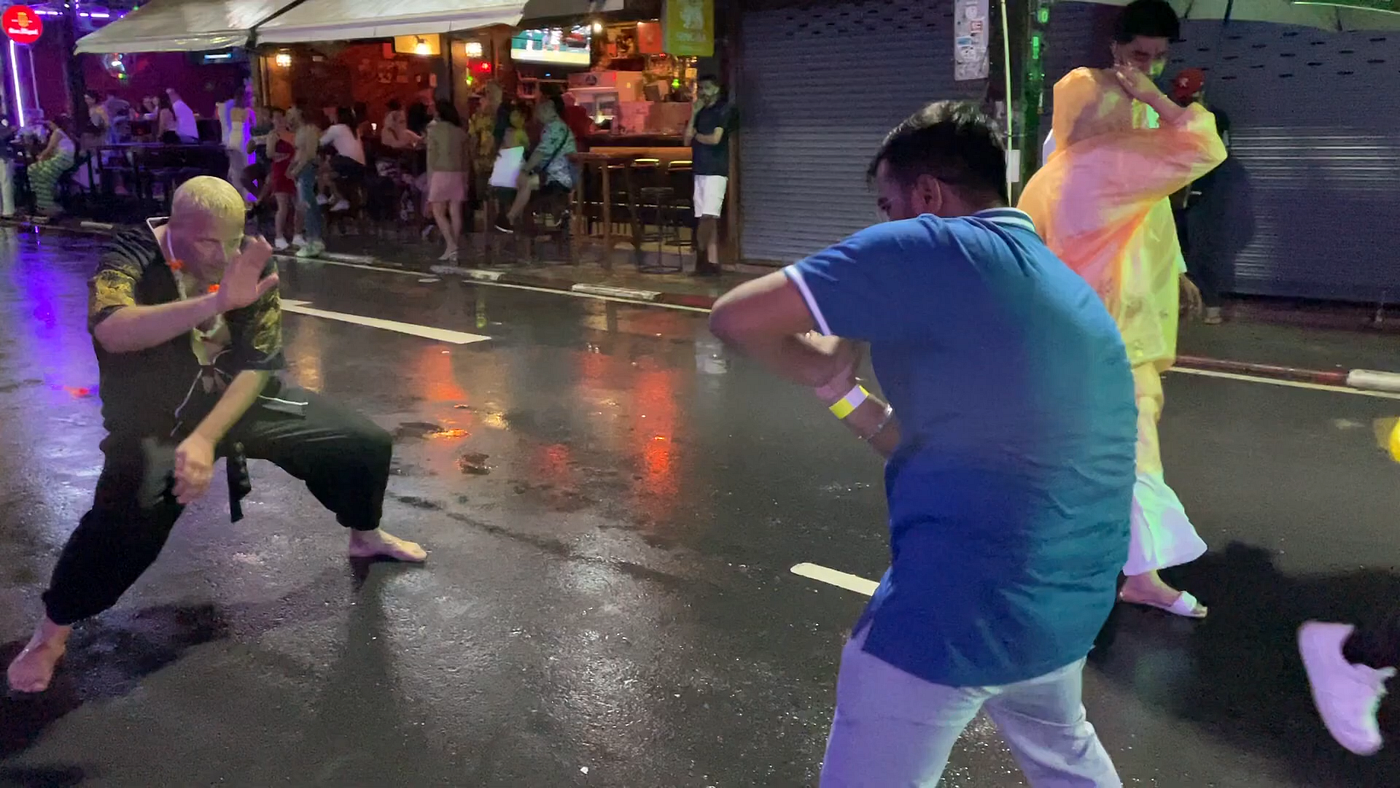 Hell of a night — Picture of Author taken from a Youtube Video