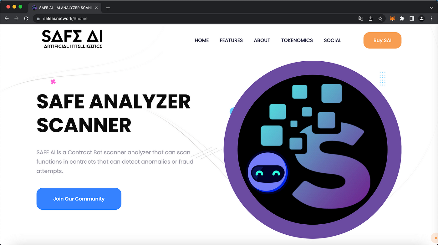 SAFE ANALYZER SCANNER. SAFE AI is a Contract Bot scanner… | by SAFE AI |  Medium