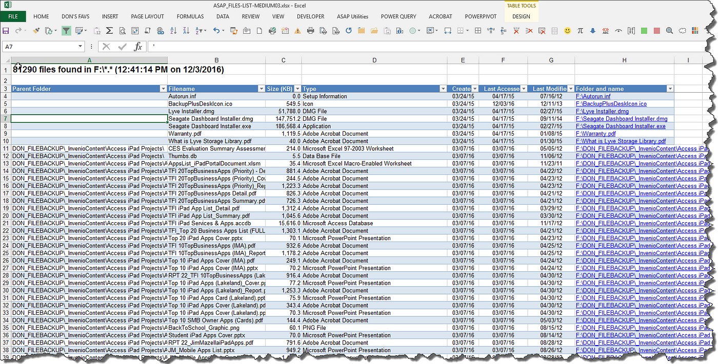 Microsoft Excel — ASAP Utilities Add-In — My Top Uses (#3) | by Don Tomoff  | Let's Excel | Medium