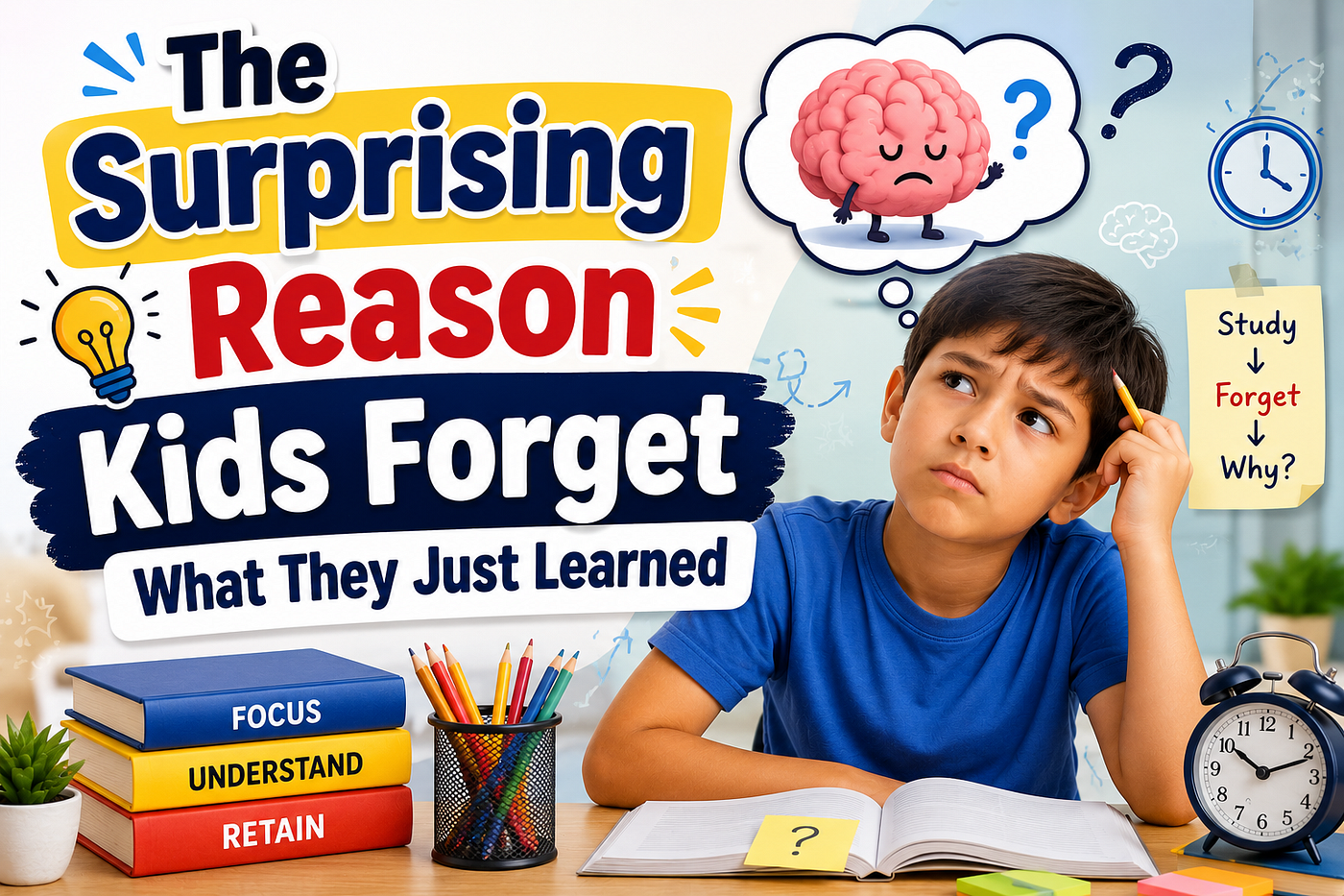 The Surprising Reason Kids Forget What They Just Learned