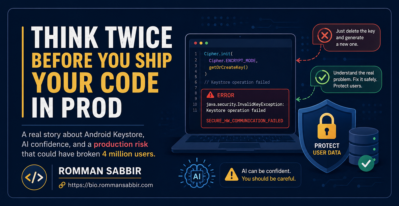 Think Twice : Before You Ship AI-Generated Code to Production
