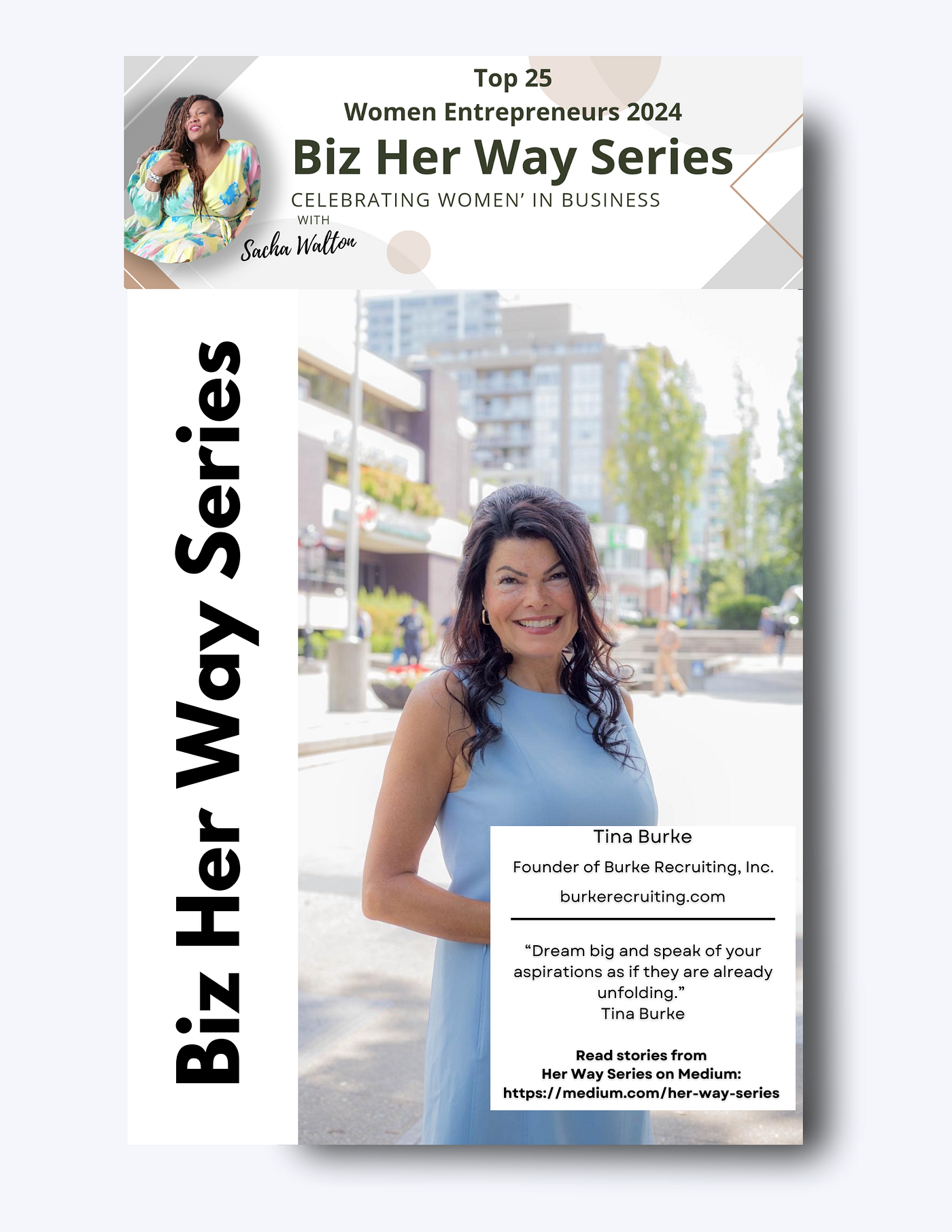 Biz Her Way Series: Meet Tina Burke Founder of Burke Recruiting