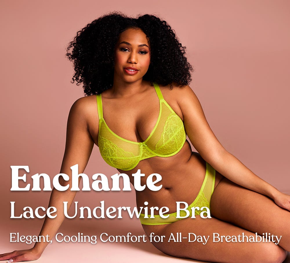 Enchante Red Lace Underwire Bra