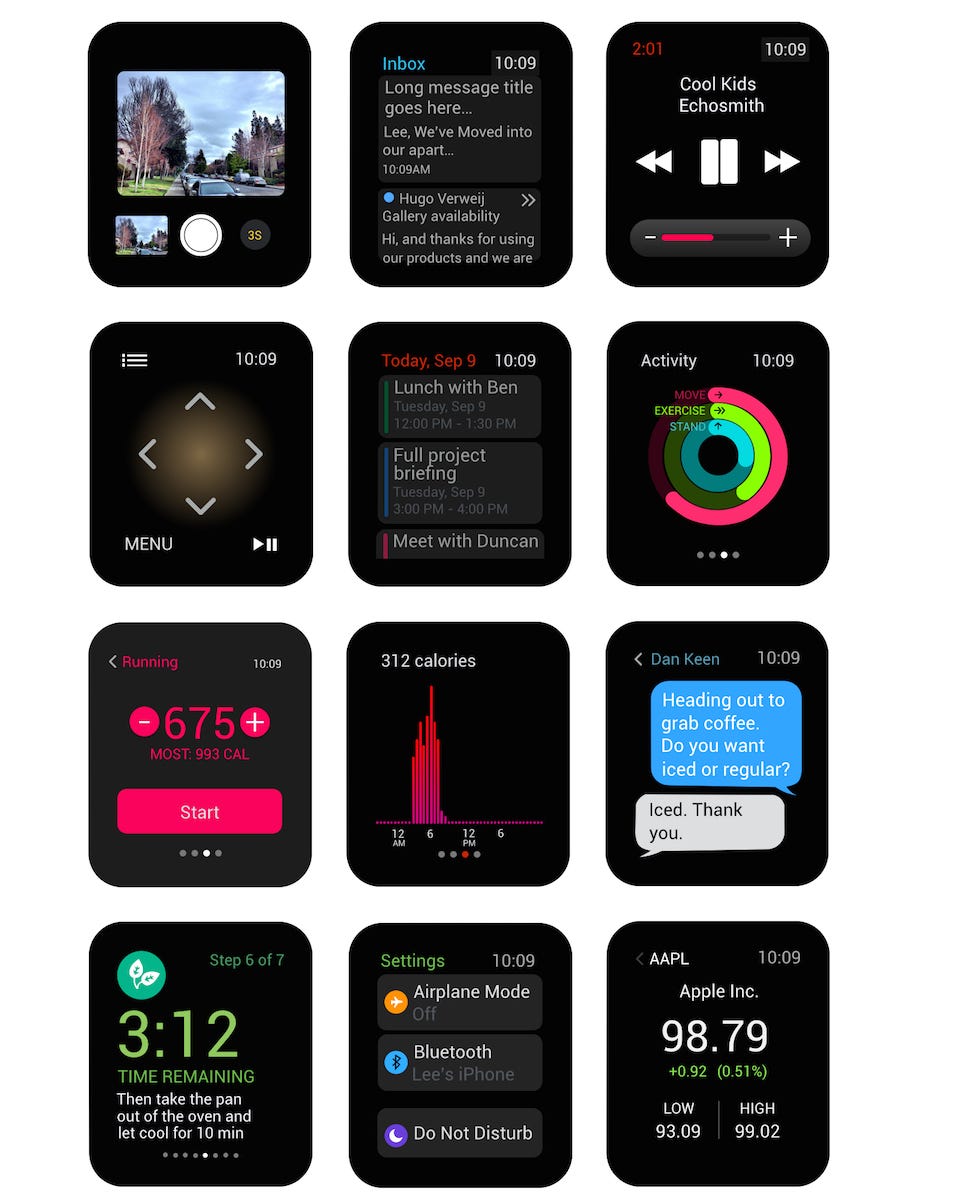 Apple Watch UI Kit for Keynote and PowerPoint | by keynotopia | Medium