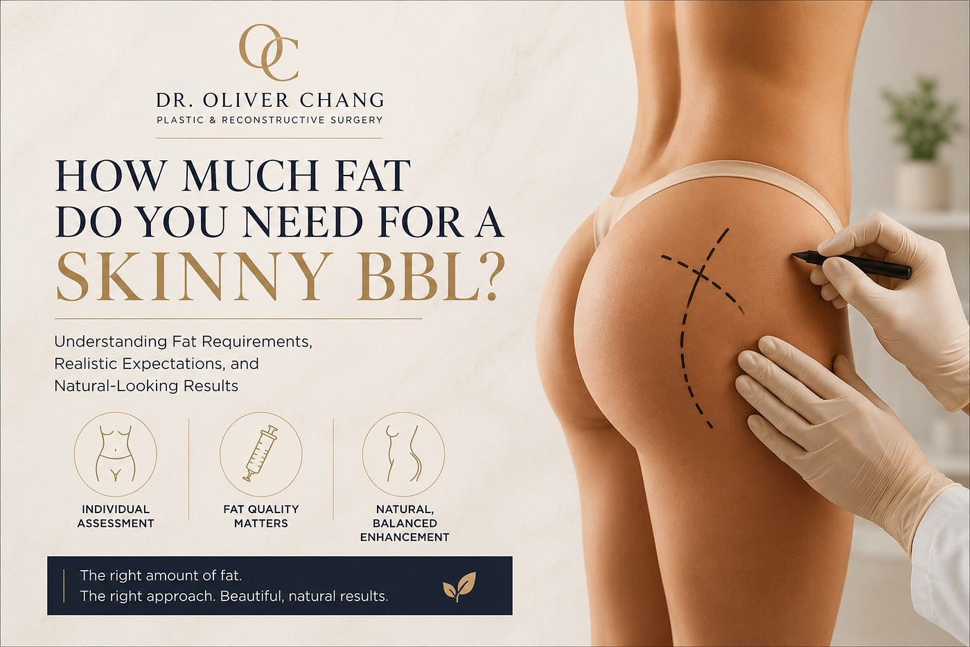 How Much Fat Do You Need for a Skinny BBL? | Dr. Oliver Chang