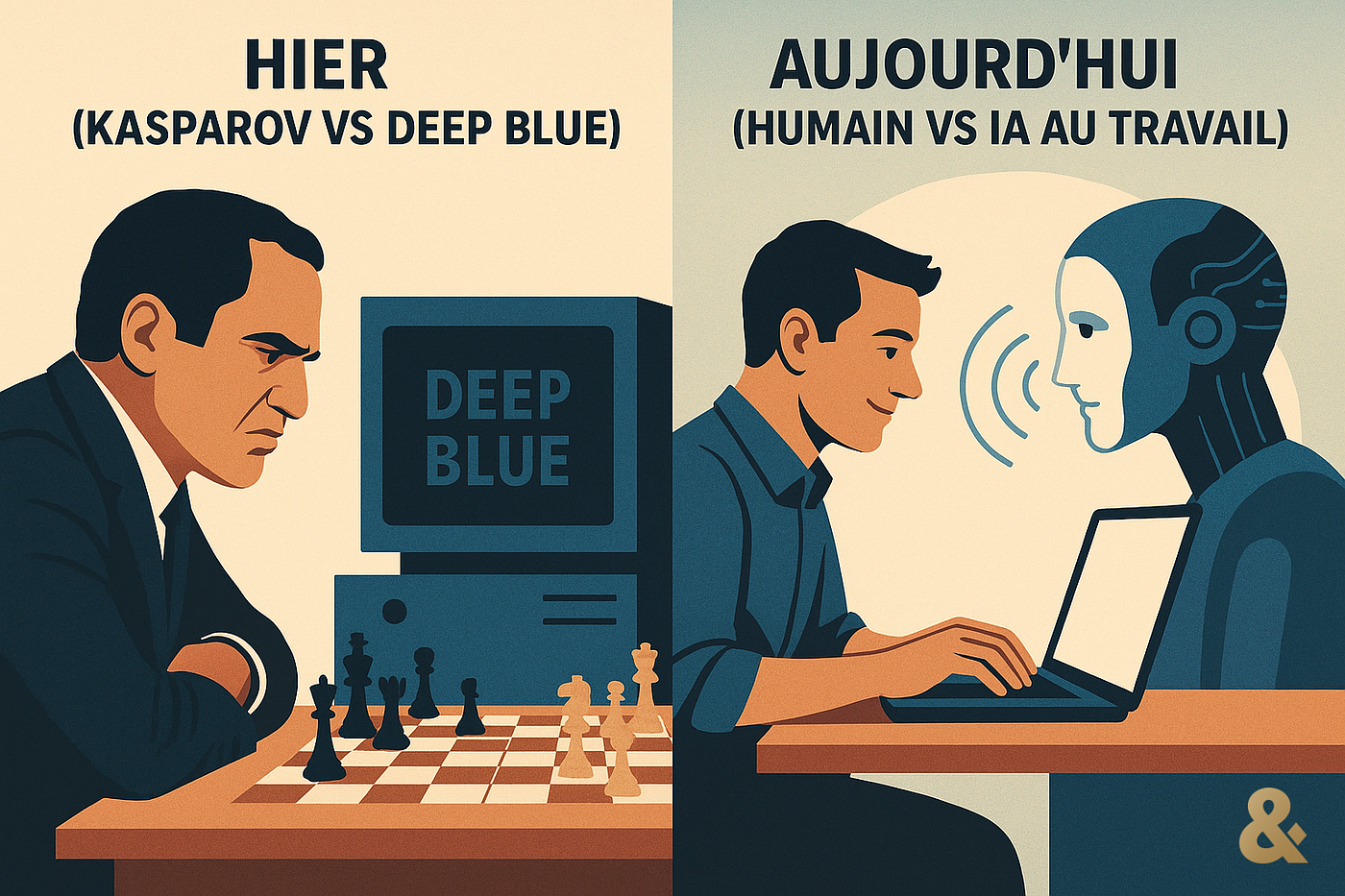 Ce que Kasparov et Deep Blue peuvent nous apprendre sur l’intelligence artificielle au travail