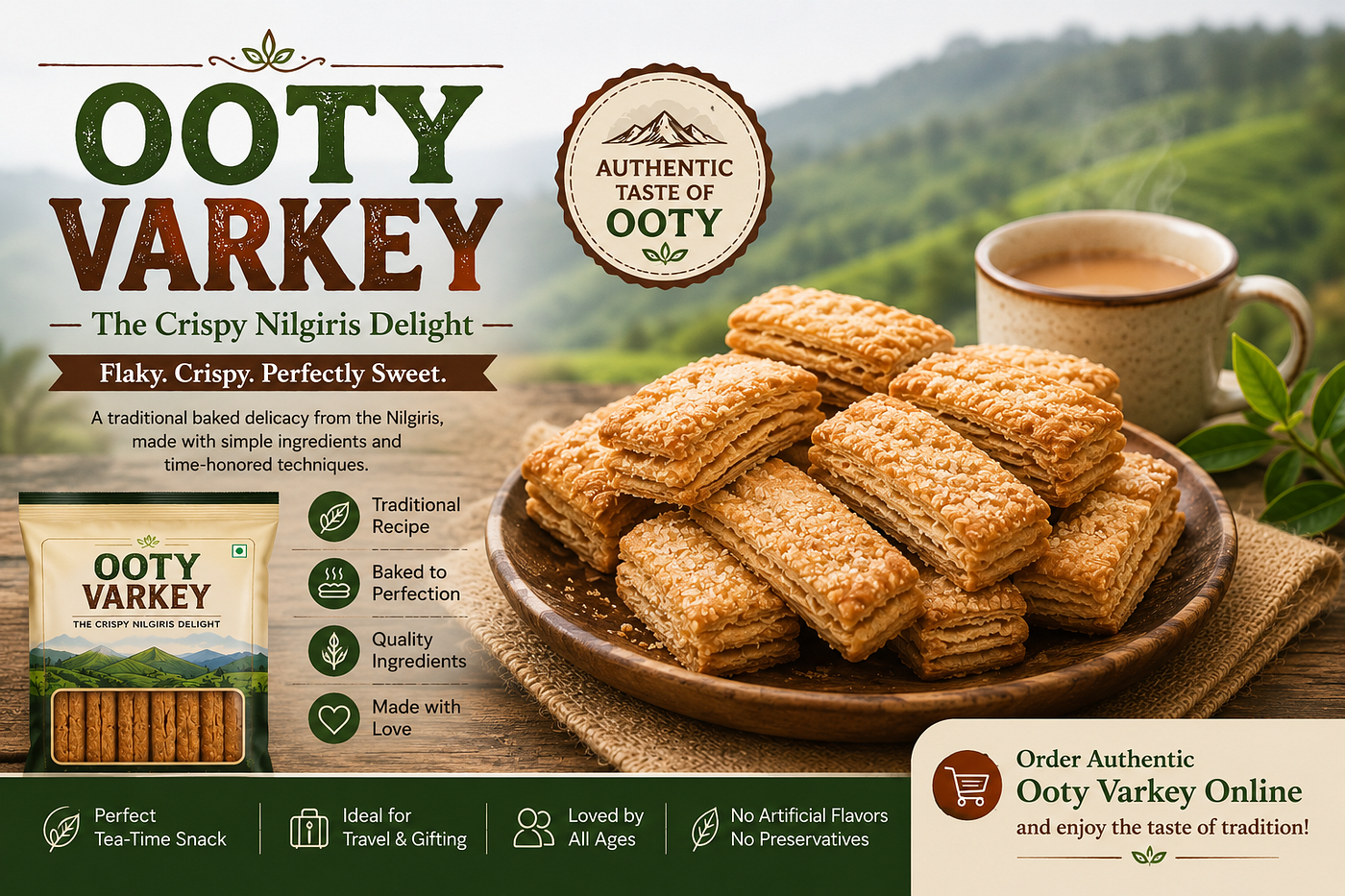 Why Ooty Varkey is the Perfect Tea-Time Snack — A Taste of the Nilgiris