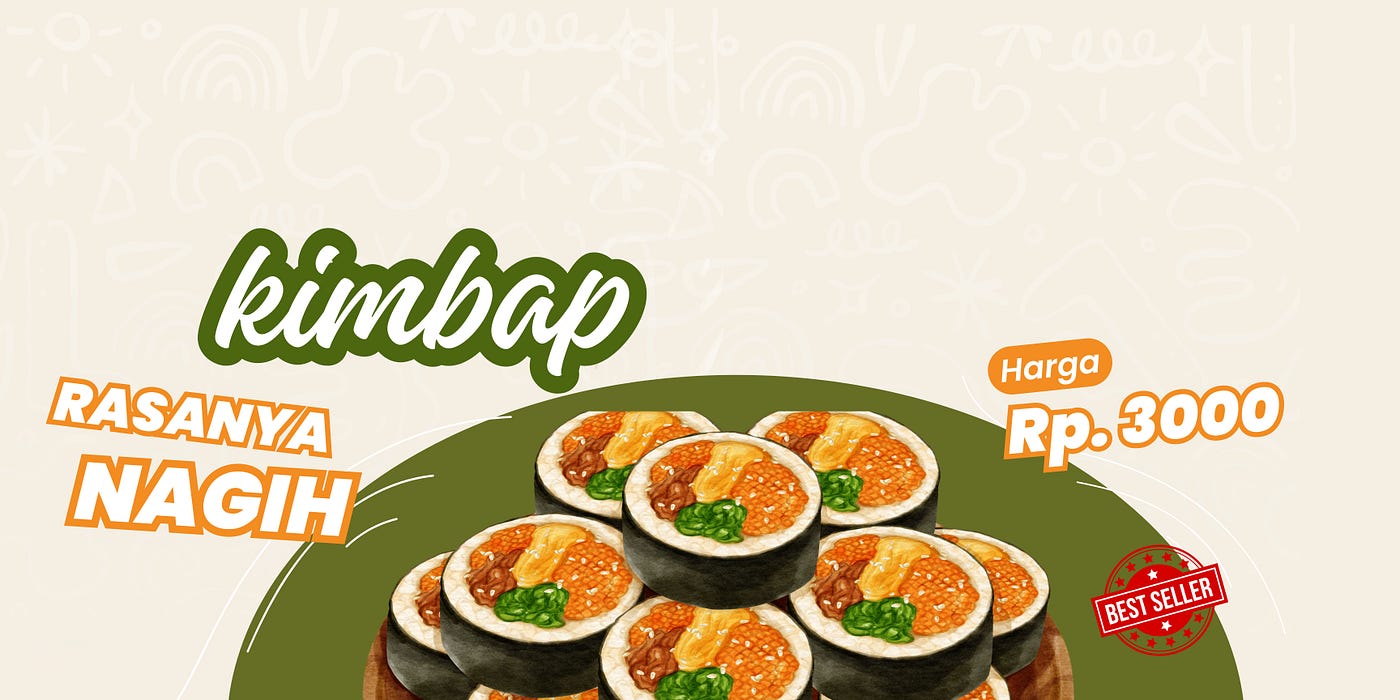 Kimbap dan Popularitasnya di Indonesia