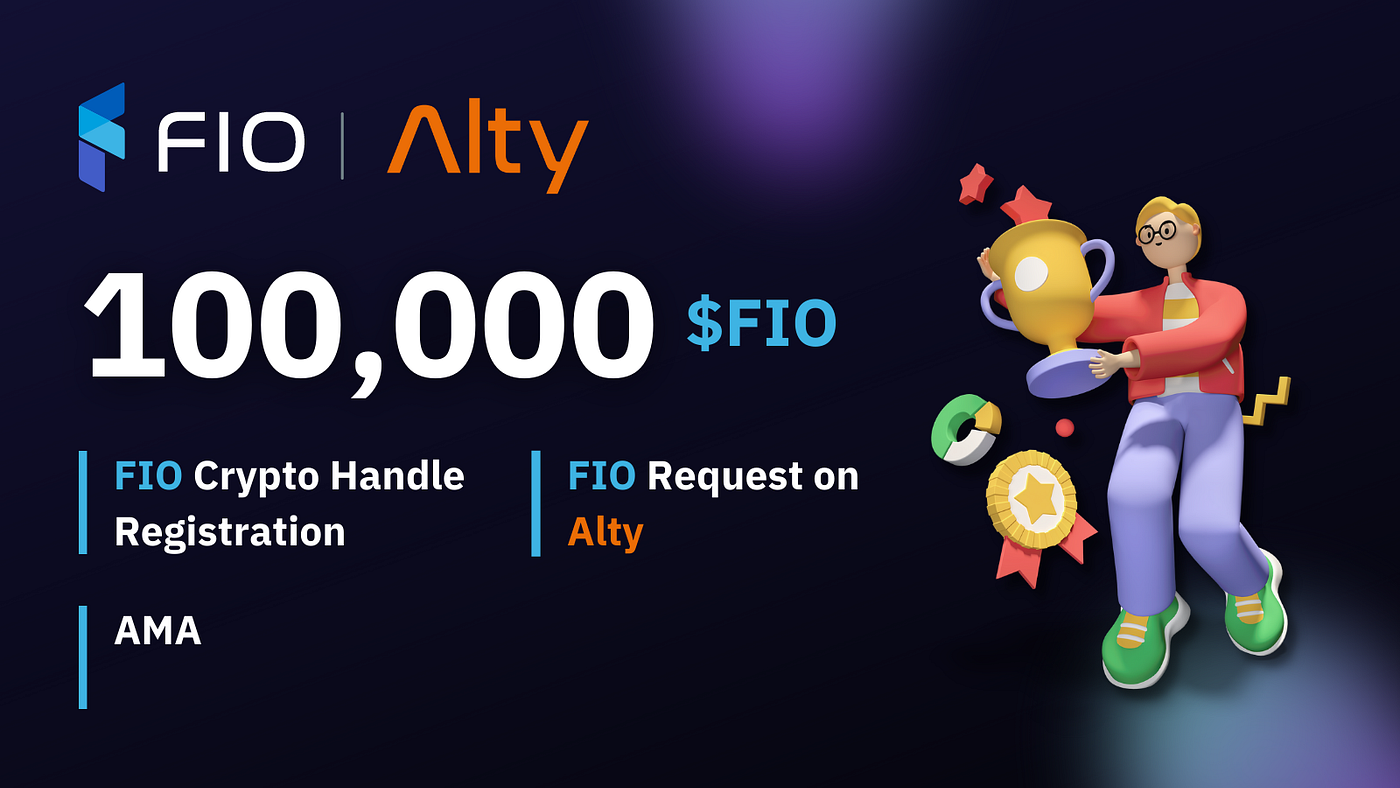 Enter to Win: Alty Wallet and FIO Team Up for 100,000 Token Giveaway | by  FIO | FIO Blog | Medium