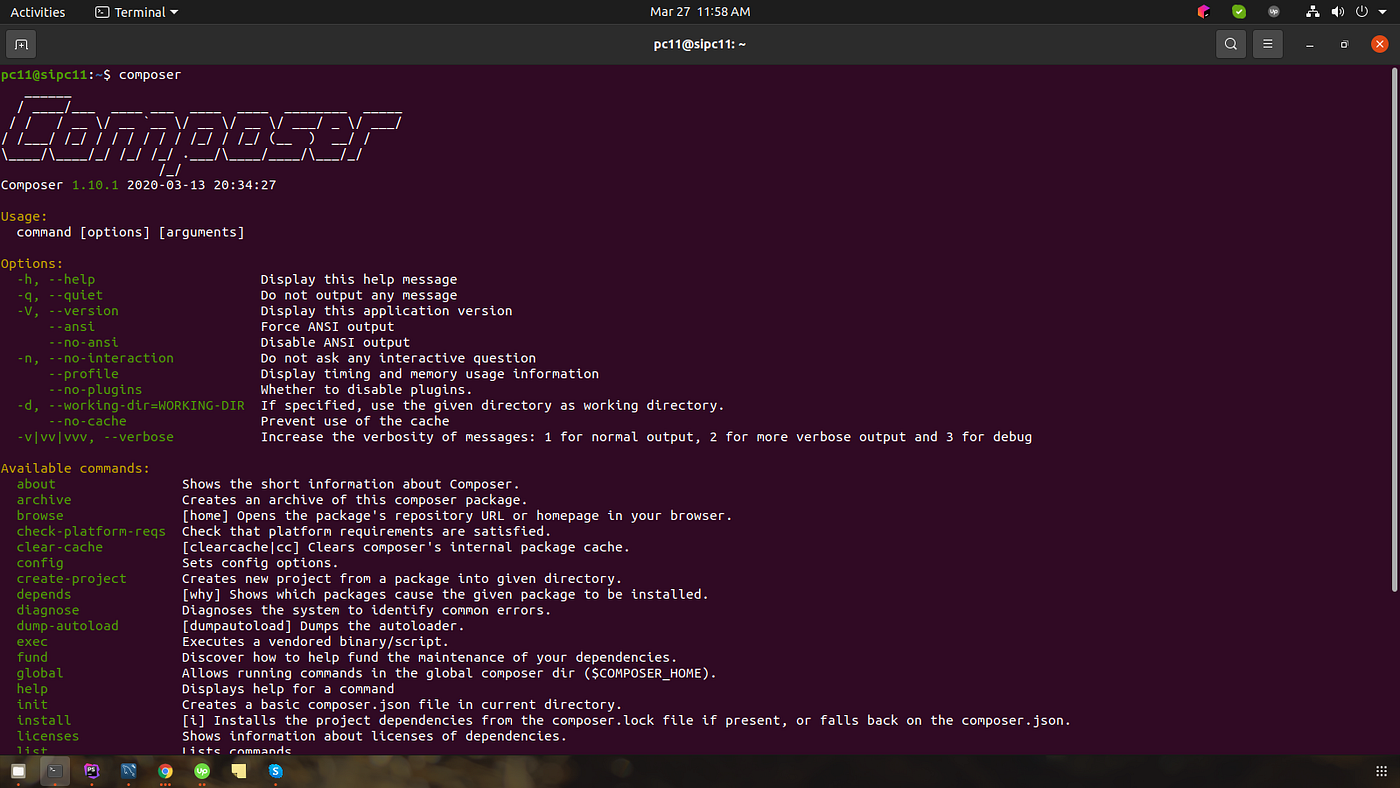 Install and Configure Laravel. Install composer which is used to… | by  Pinakamehta | Medium