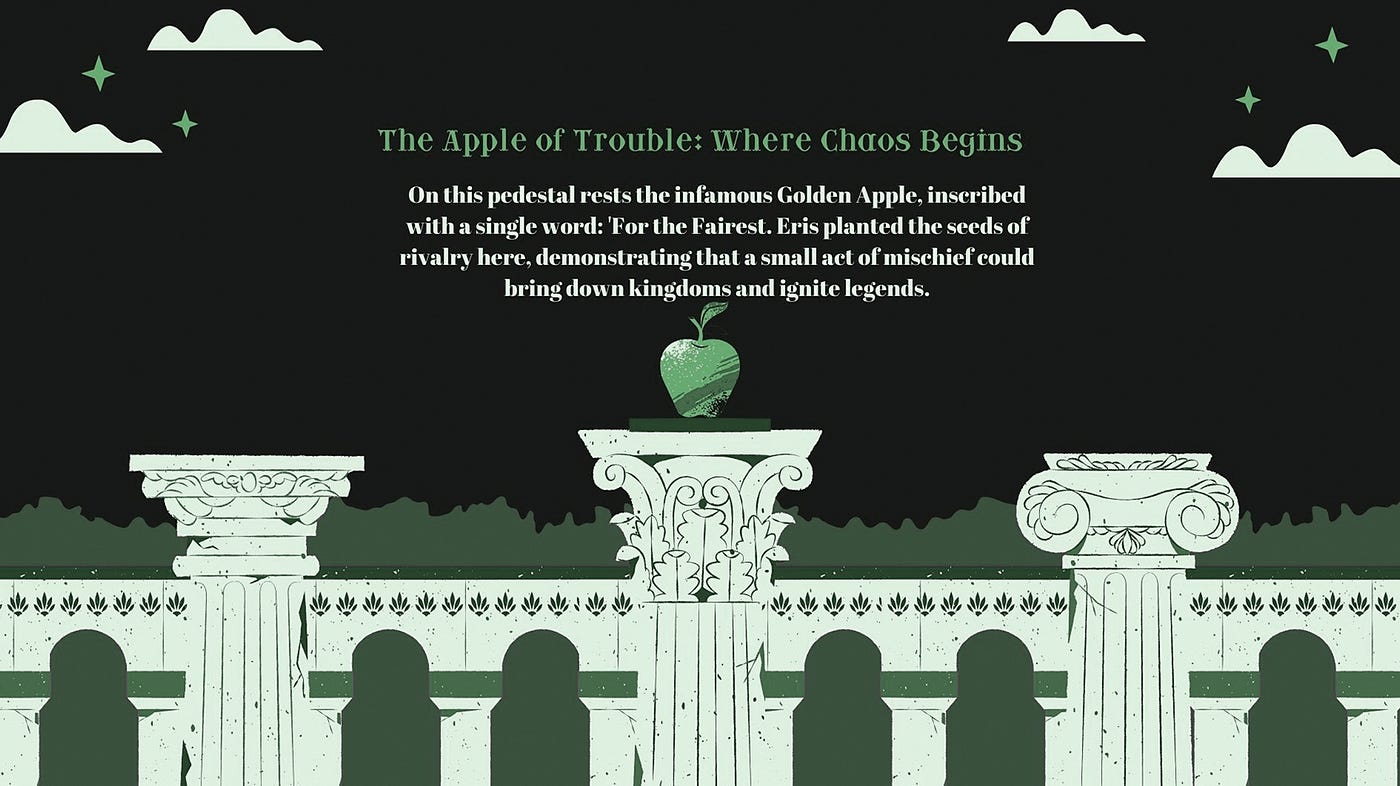 The apple of discord: The Spark of Strife