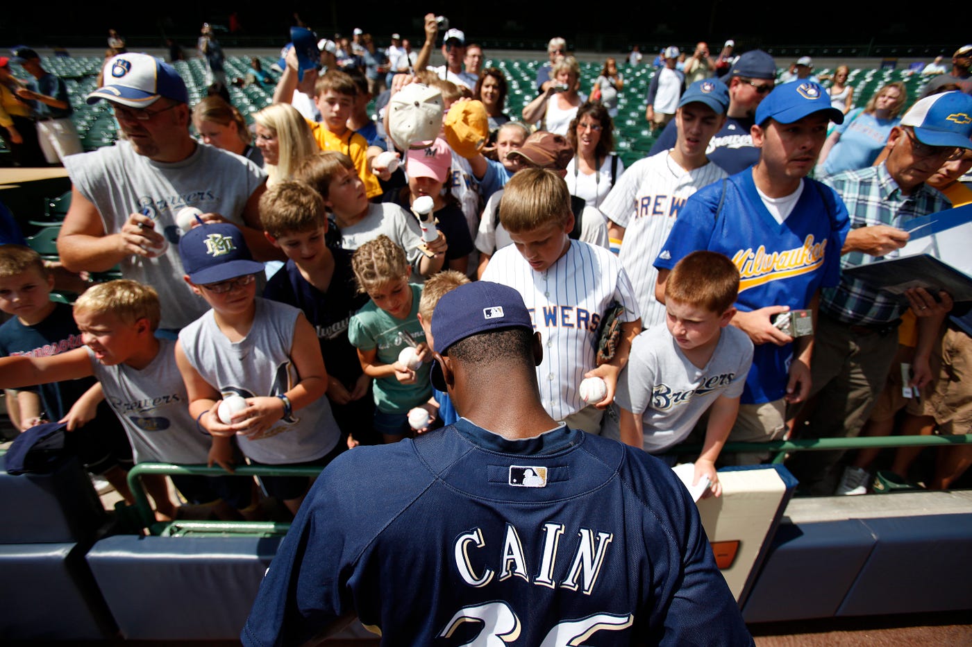 NEW ACQUISITIONS LORENZO CAIN AND CHRISTIAN YELICH TO ATTEND BREWERS ON  DECK THIS SUNDAY, by Caitlin Moyer