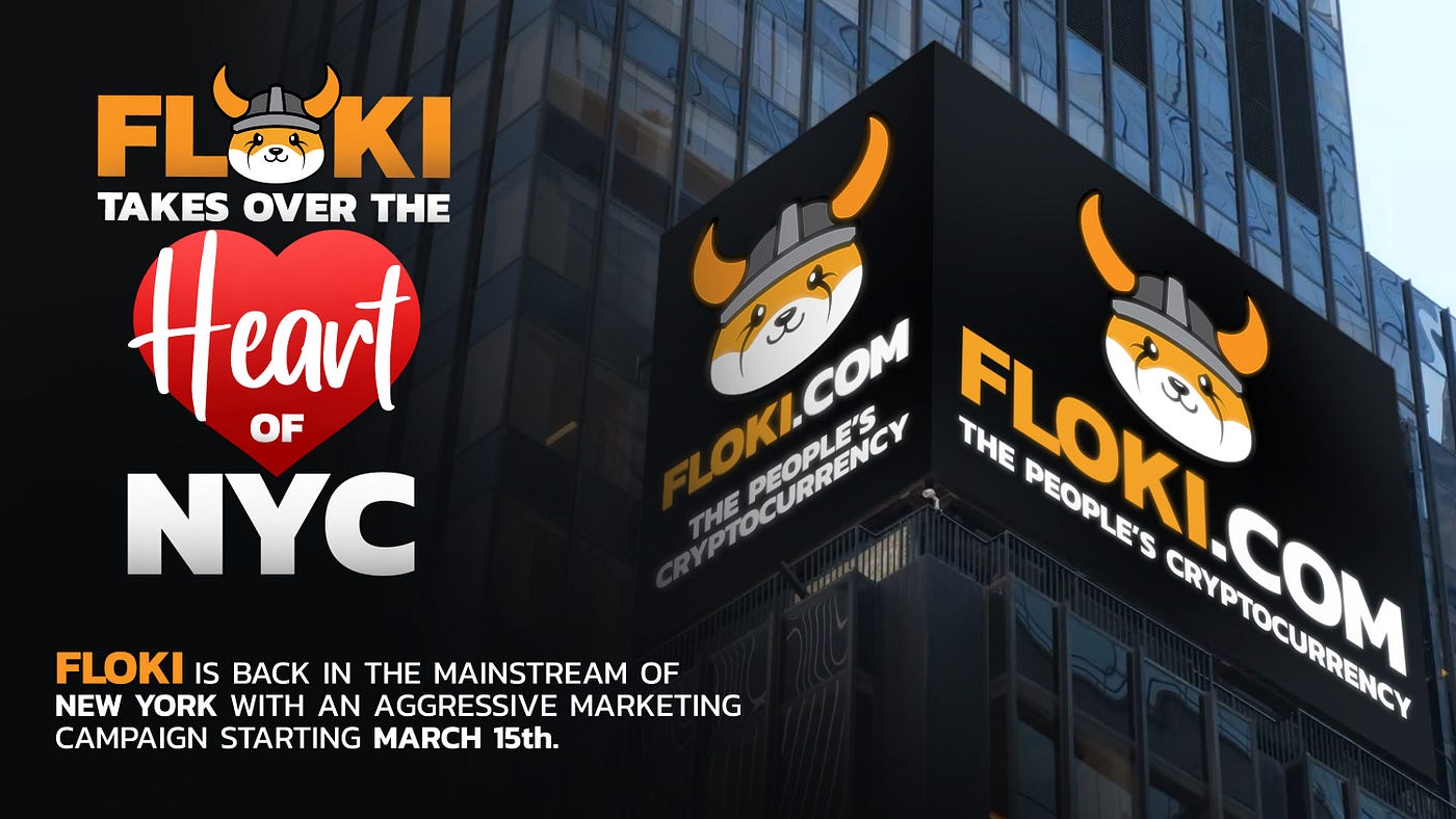 FLOKI TAKES OVER THE HEART OF NEW YORK | by FLOKI | Medium