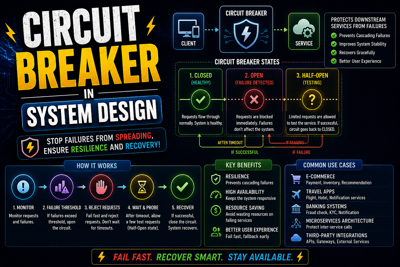 Circuit Breaker in System Design: Preventing Cascading Failures in Distributed Systems