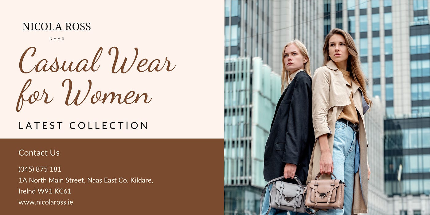 Shop Casual Clothes for Women Online in Ireland — Nicola Ross - Nicola Ross  - Medium