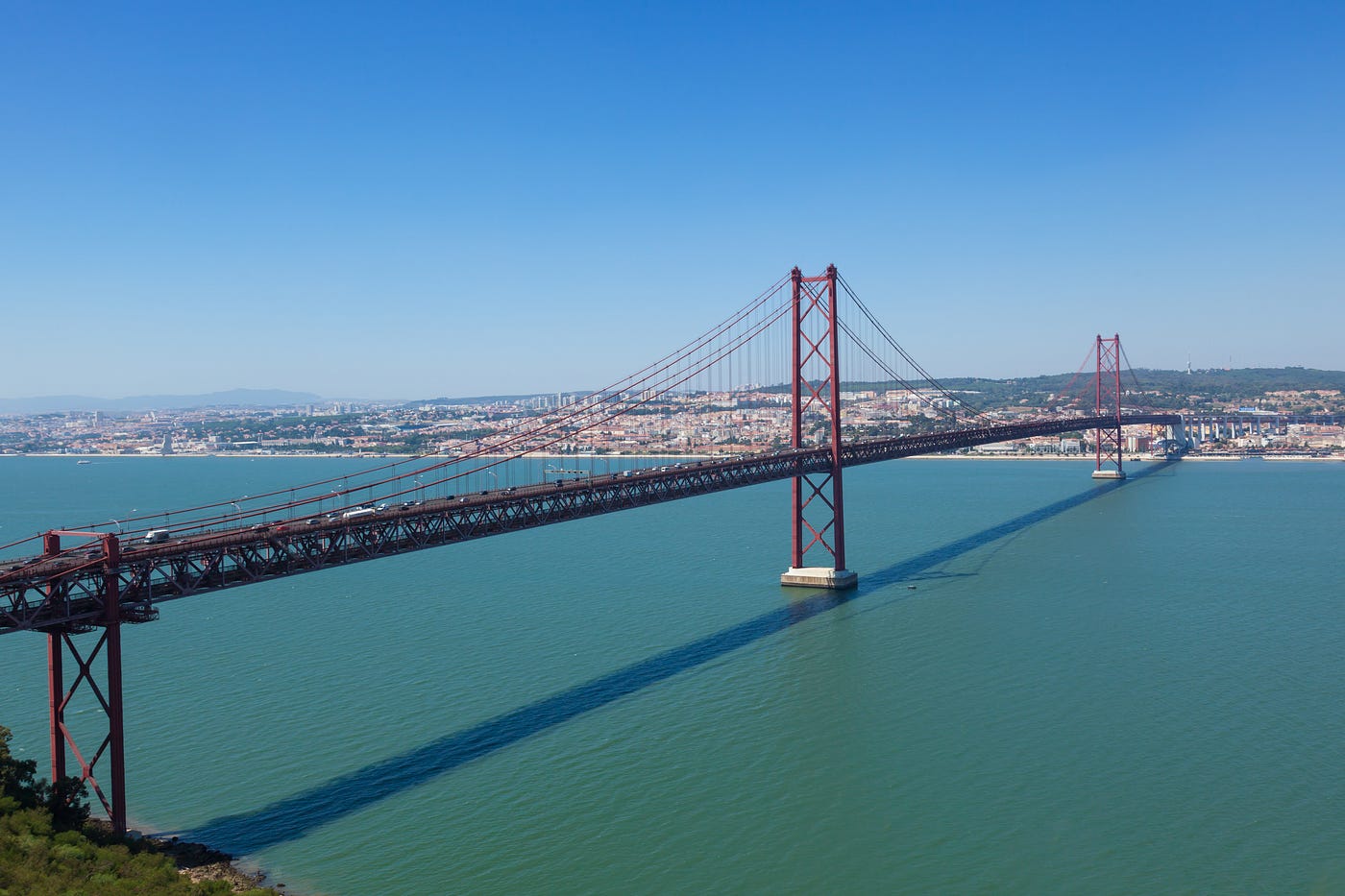 Bridges in Lisbon and San Francisco are often confused