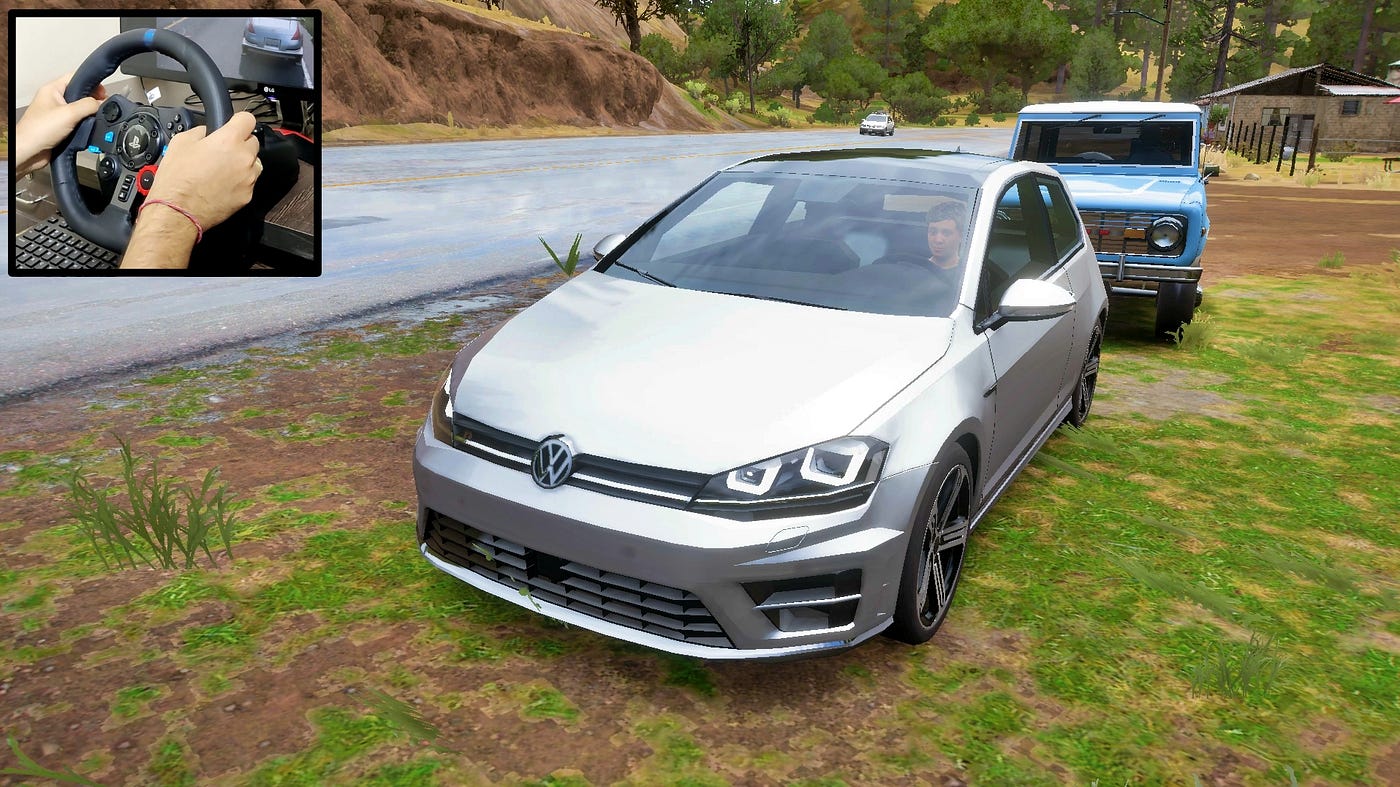 600HP Volkswagen Golf R | Forza Horizon 5 | Logitech G29 Gameplay -  Celxygqxxq - Medium