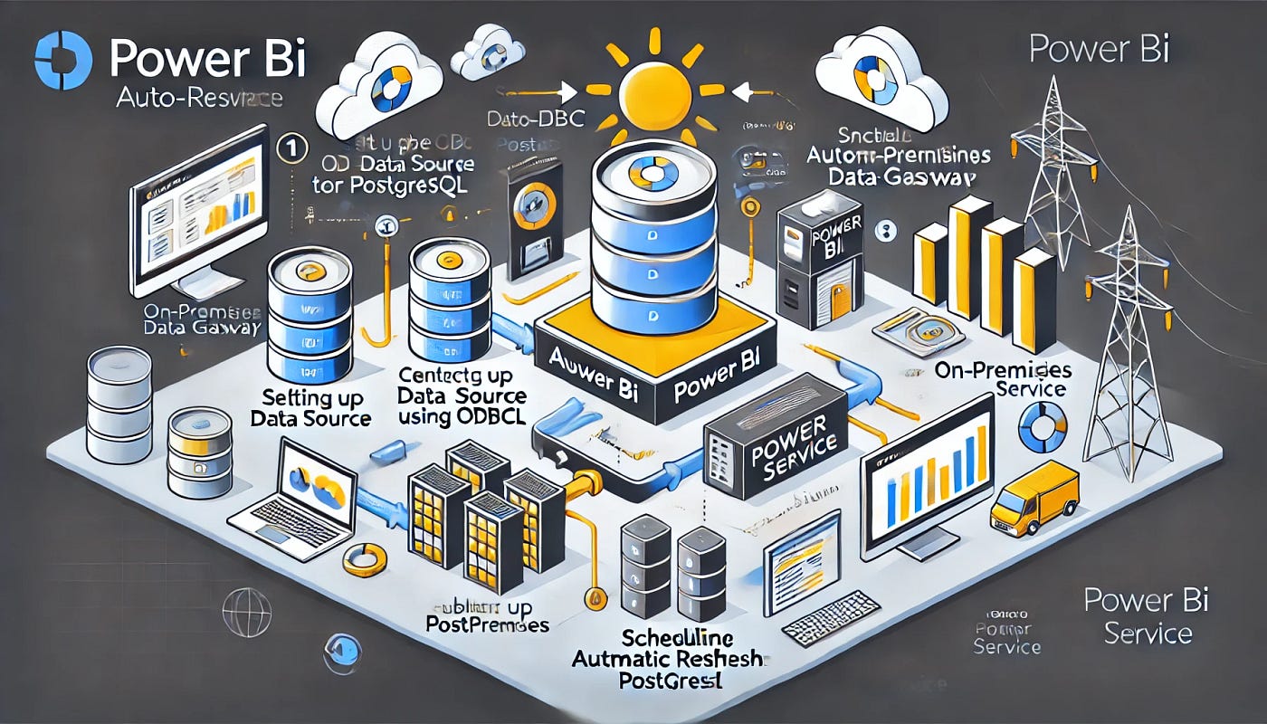 Setting Up Auto Refresh for Power BI Dashboard Using On-Premises Data Gateway