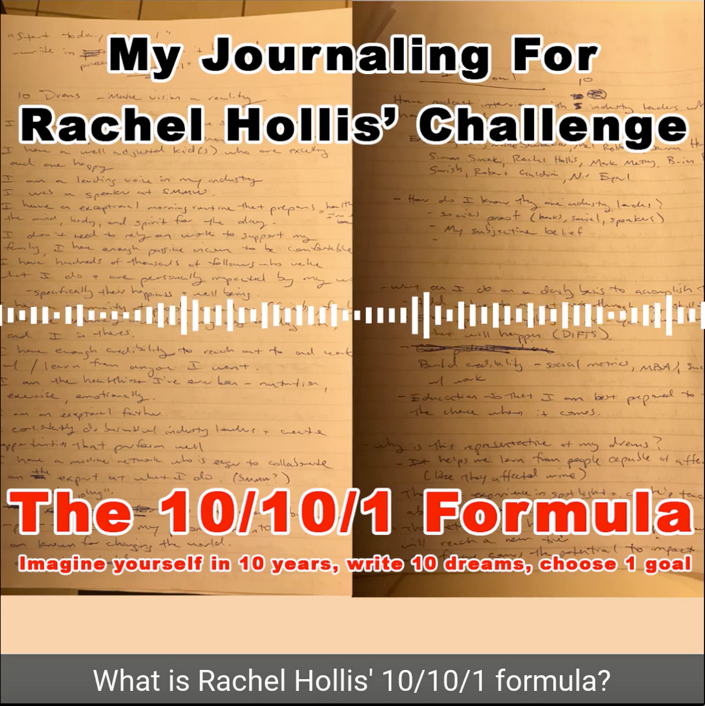 Start Today Journal (Rachel Hollis) 