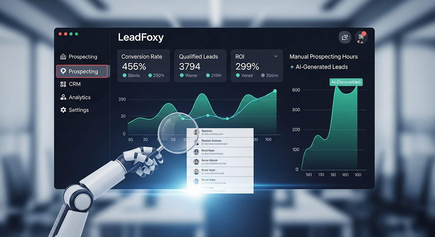 How AI Lead Generation Tools Like Leadfoxy Are Ending Manual Prospecting