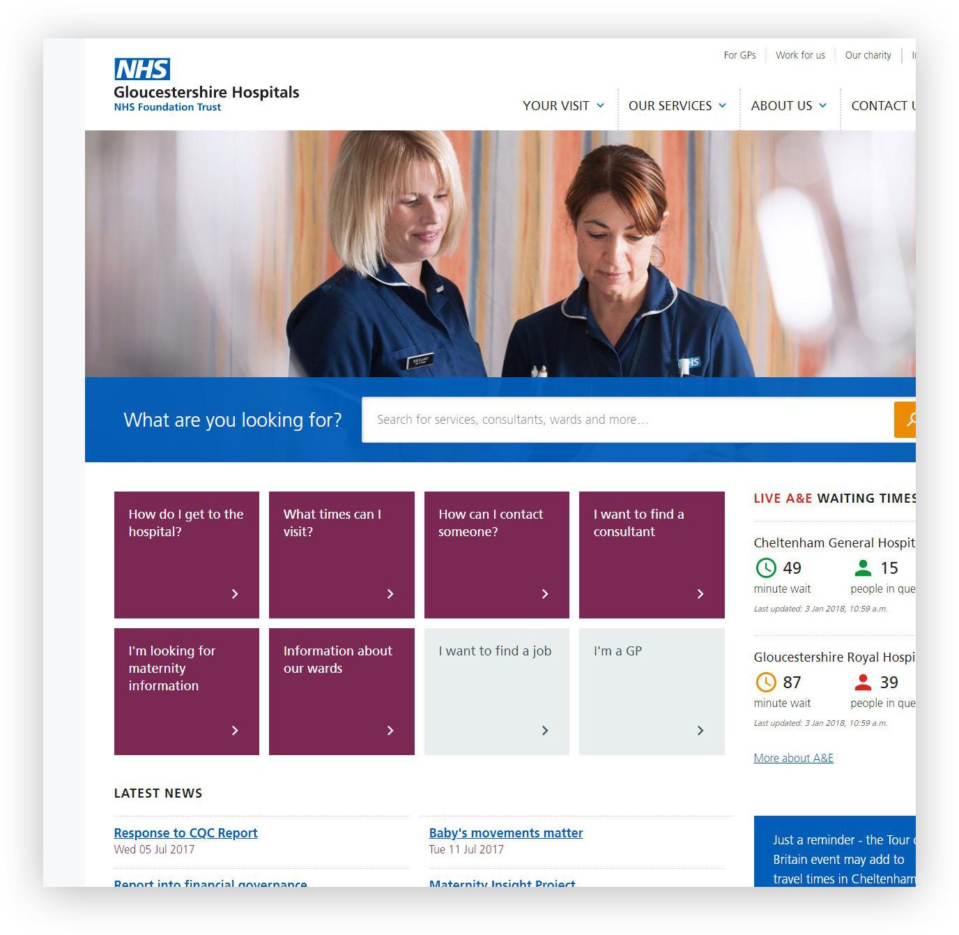 Nhs website 2024