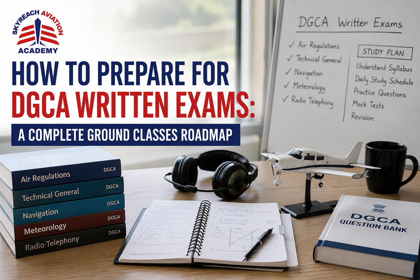 How to Prepare for DGCA Written Exams: A Complete Ground Classes Roadmap