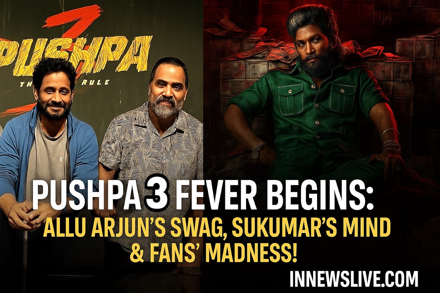 Pushpa 3 Fever Begins: Allu Arjun’s Swag, Sukumar’s Mind & Fans’ Madness