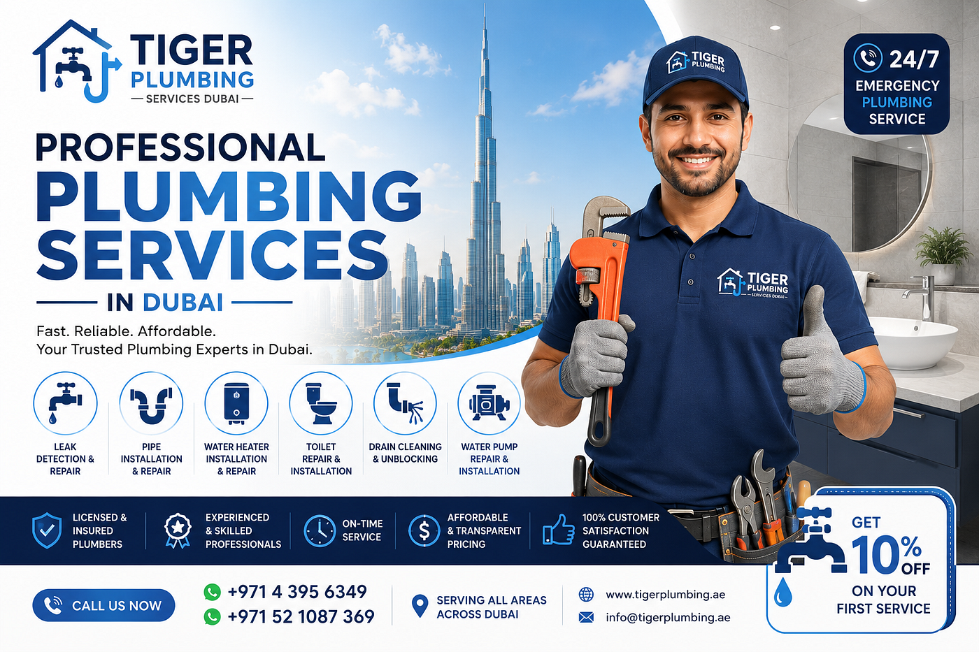 The Ultimate Guide to Plumbing Works in Dubai by Comfort Life