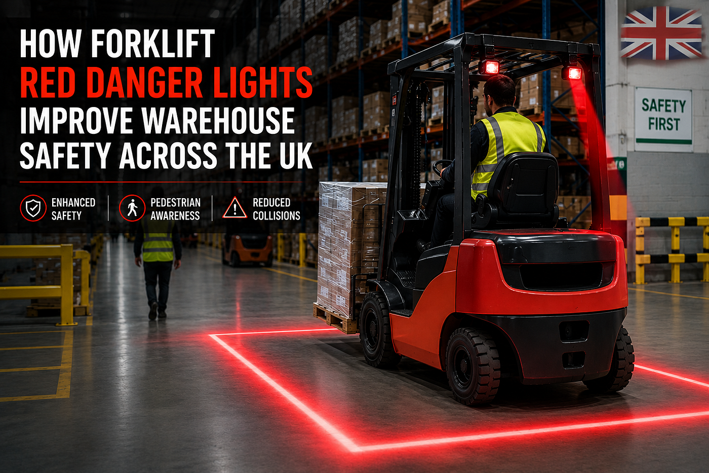 How Forklift Red Danger Lights Improve Warehouse Safety Across the UK