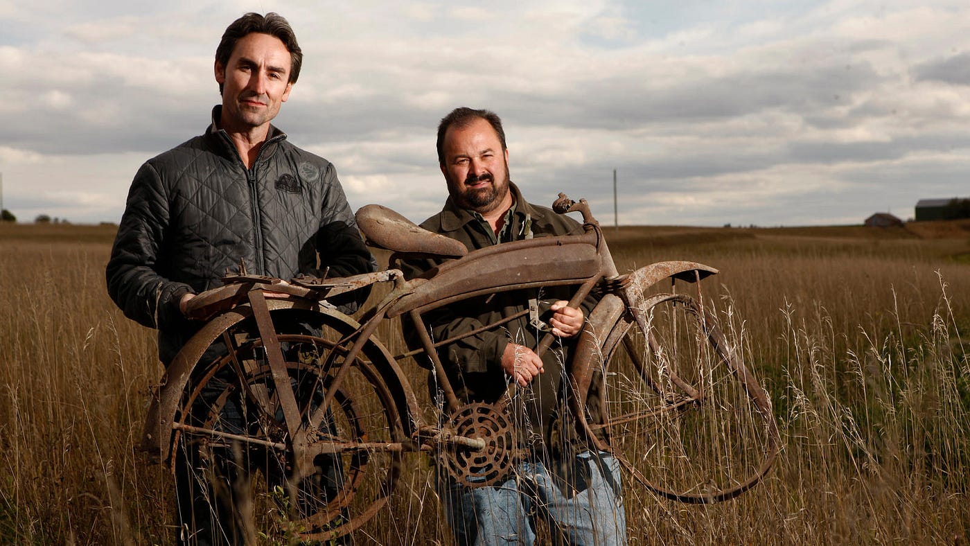Journal Entry #3: What American Pickers taught me about sales | by Alex  Hughes | Medium