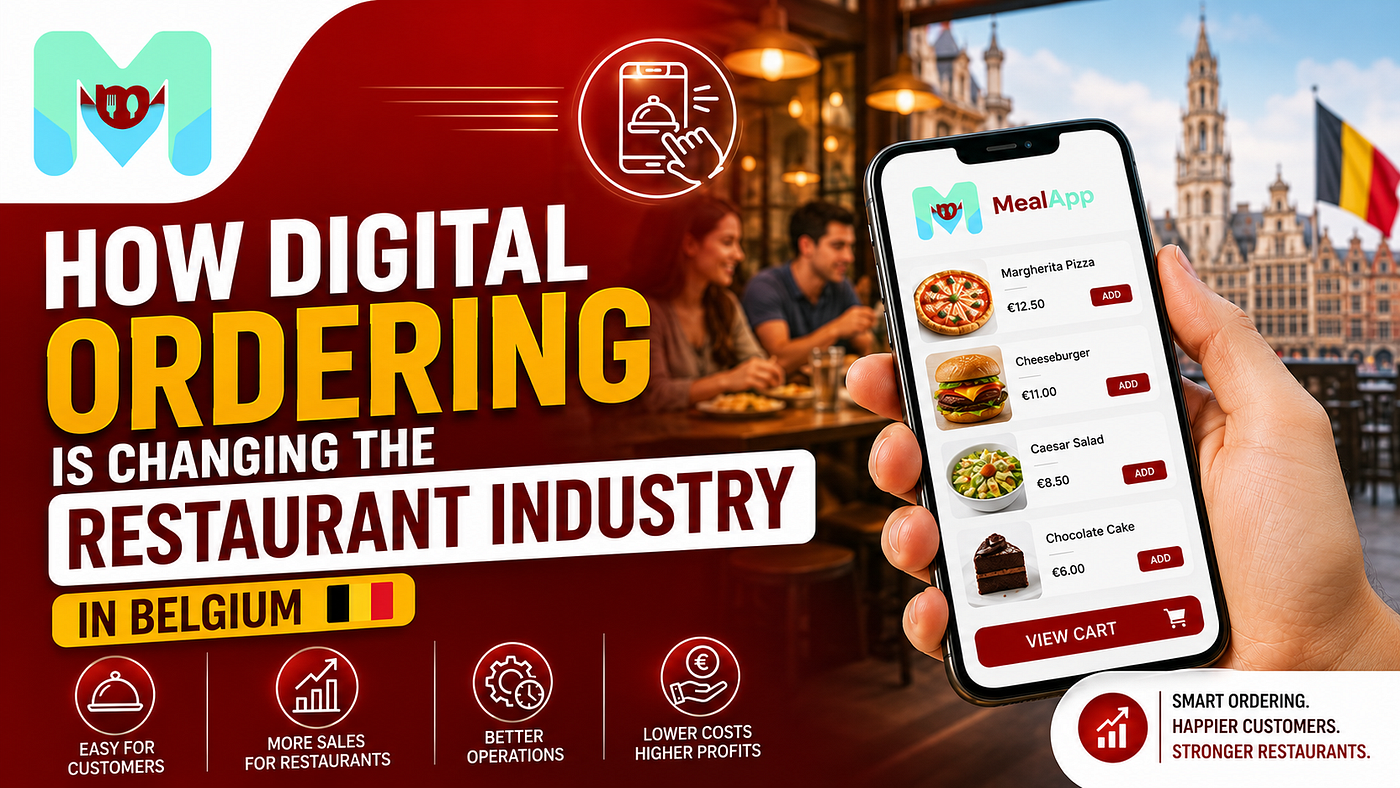 How Digital Ordering Is Changing the Restaurant Industry in Belgium