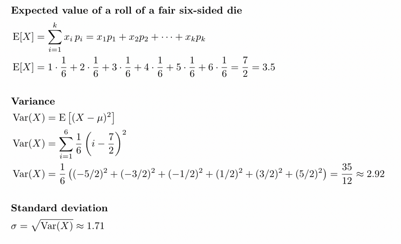 dice roll probability table to calculate the probability of 2