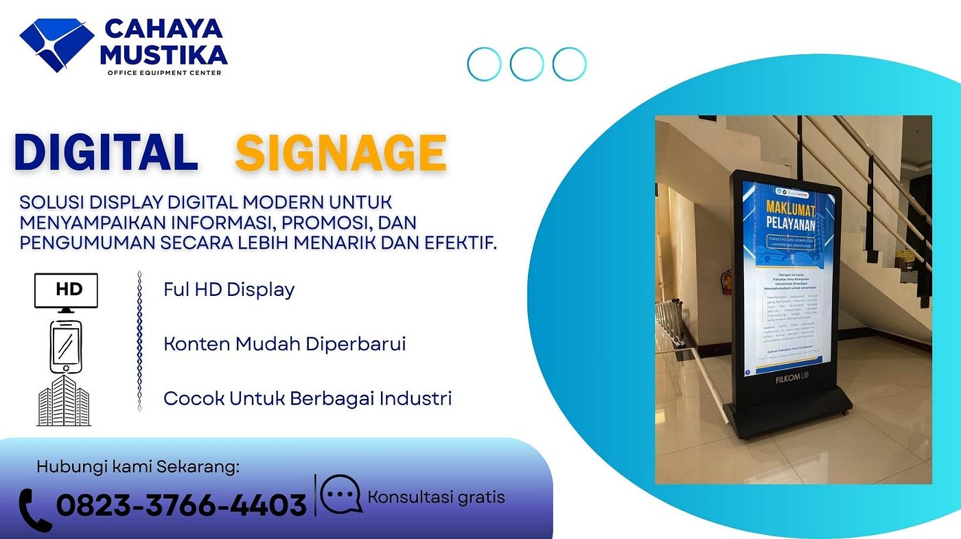 WA 0823–3766–4403, Jual Digital Signage Polytron Semarang