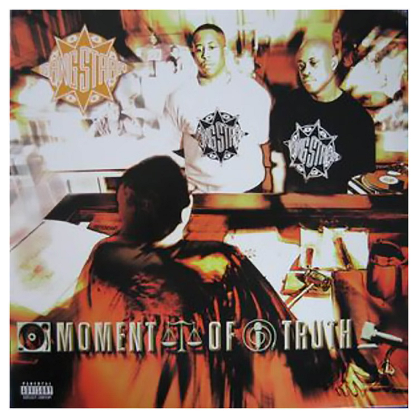 Gang Starr’s “Moment of Truth” album cover.