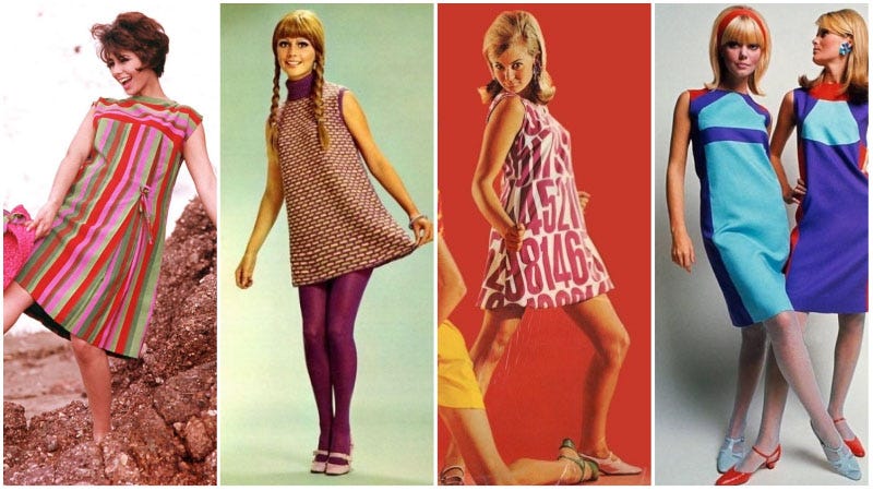 dress styles in the 60s