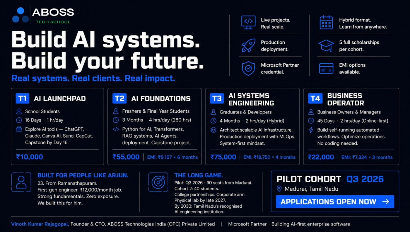 We Couldn’t Hire Engineers Who Could Build AI Systems. So We Built the School That Trains Them.