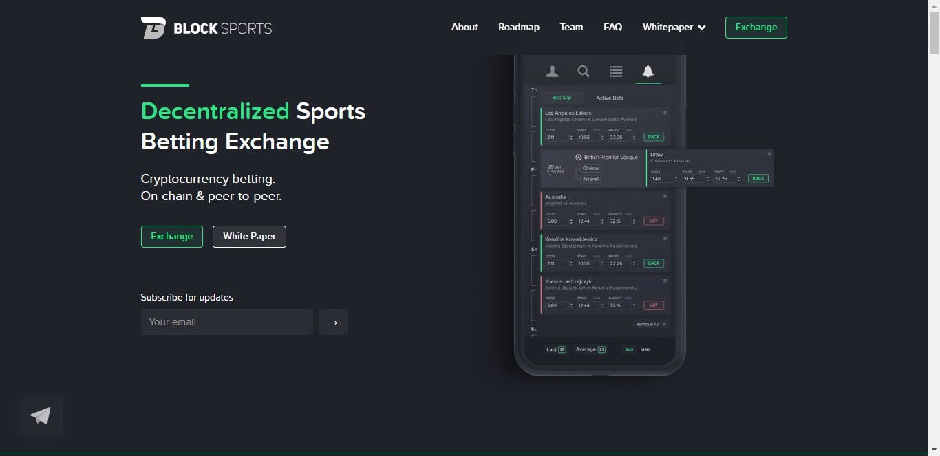 Block Sports (BSX) — The NEO based Betting Exchange | by SHILL SCHOOL |  Medium