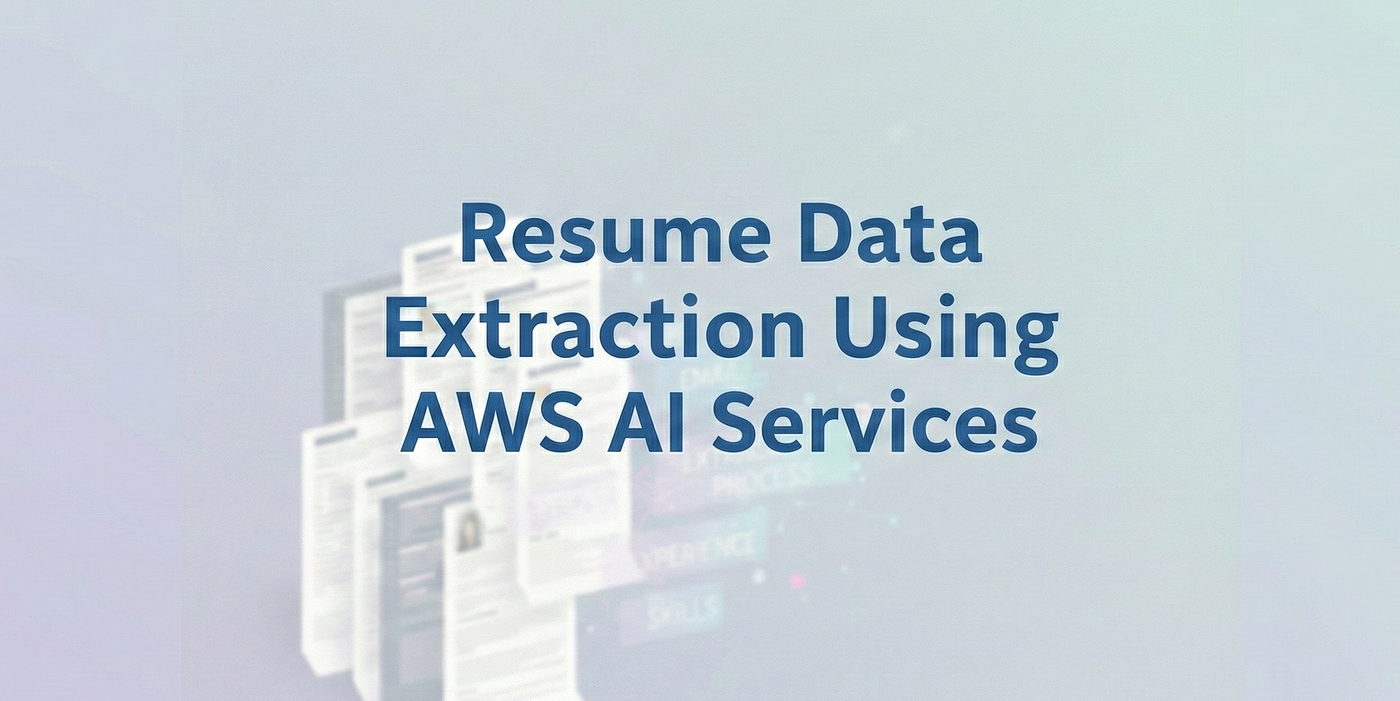 Resume Data Extraction Using AWS AI Services