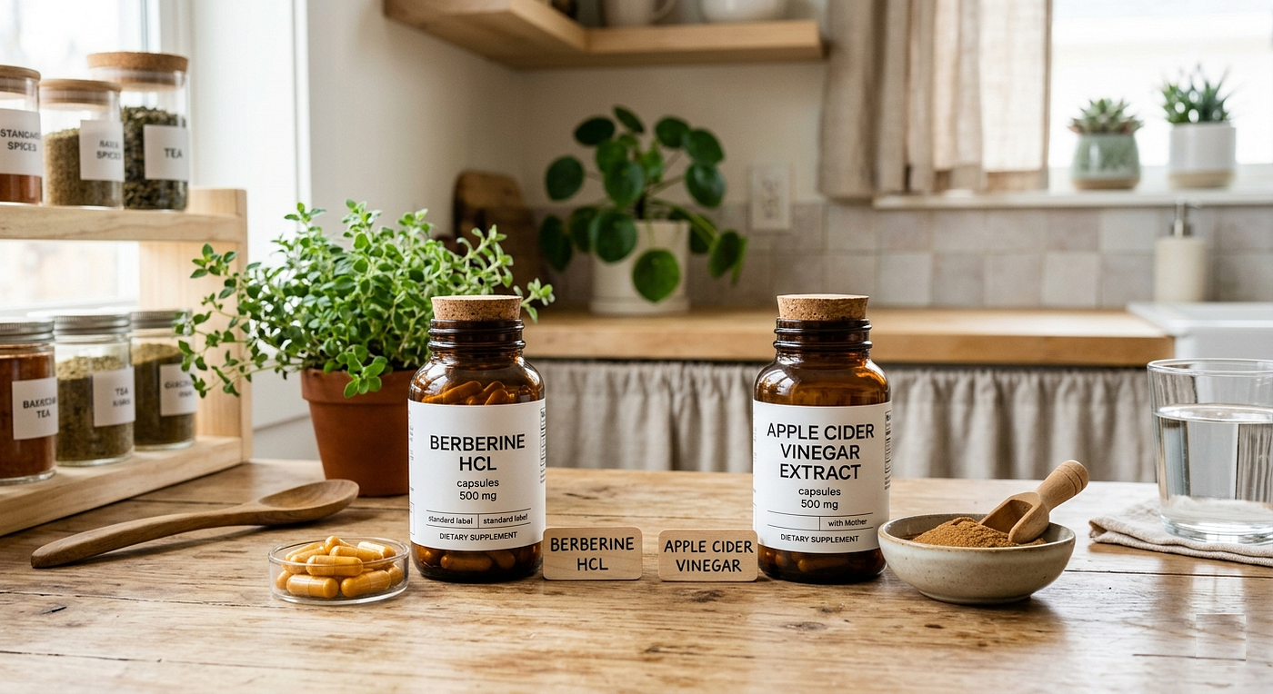 Berberine HCL vs. Apple Cider Vinegar Extract
