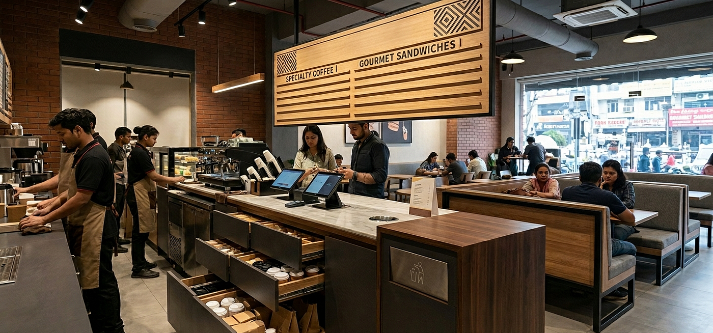 Maximizing Per-Square-Foot Revenue: Intelligent Modular Furniture for Boutique Cafés and QSRs