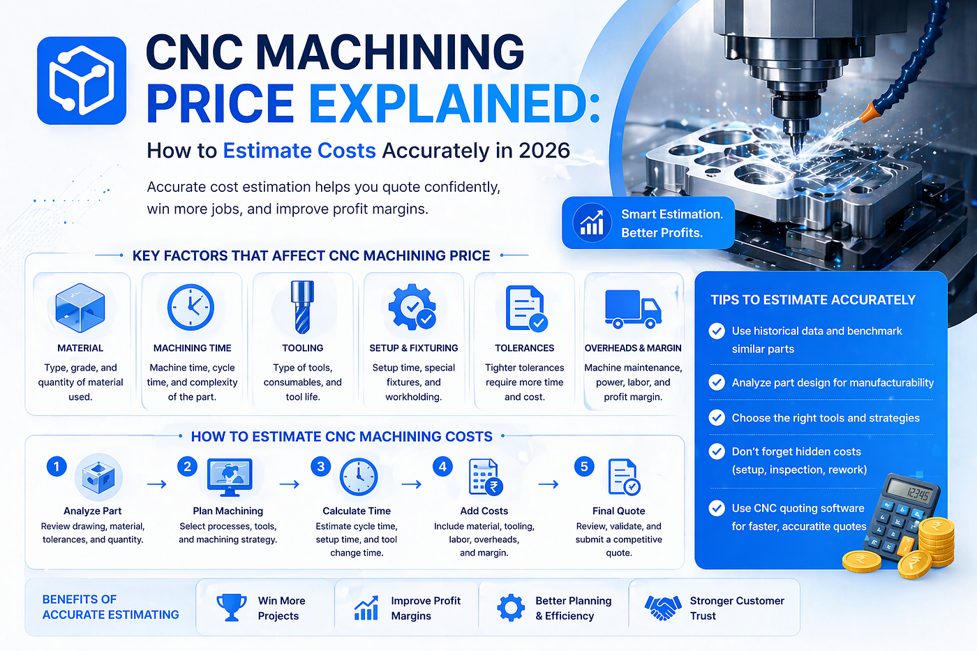 CNC Machining Price Explained: How to Estimate Costs Accurately in 2026