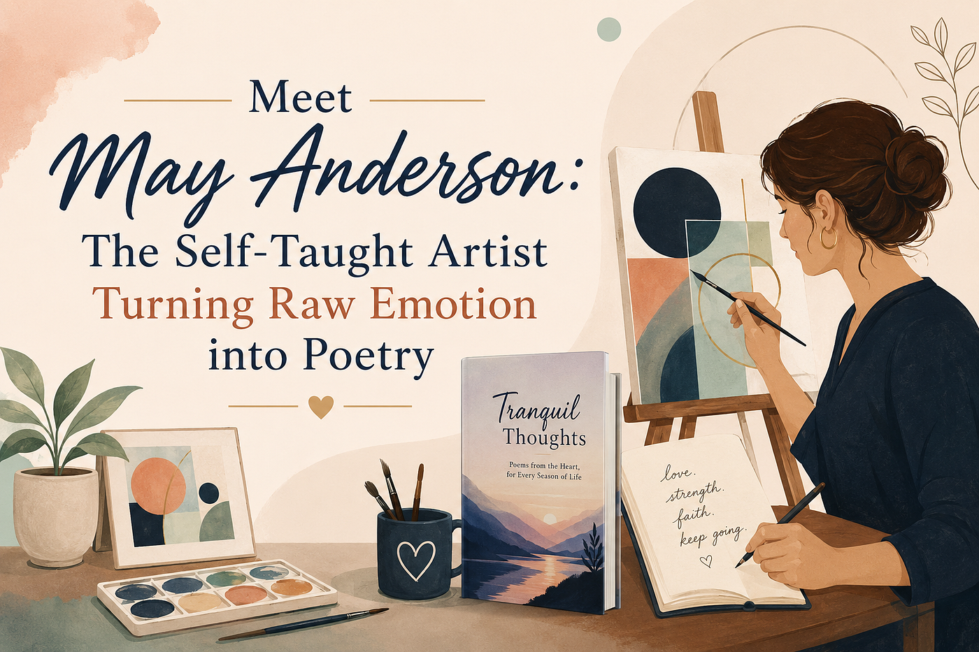 Meet May Anderson: The Self-Taught Artist Turning Raw Emotion into Poetry