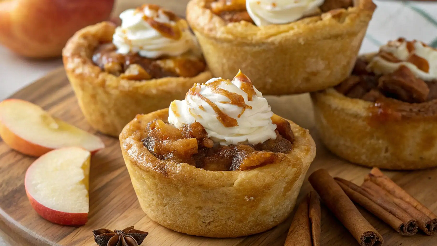 Cinnamon Roll Apple Pie Cups for the Ultimate Indulgence