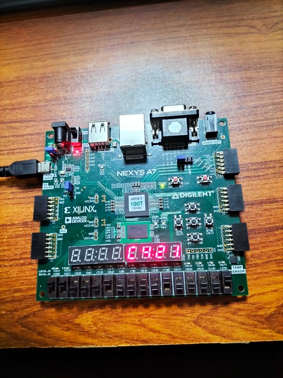 Interfacing Seven-Segment Displays on the Nexys A7 FPGA Using