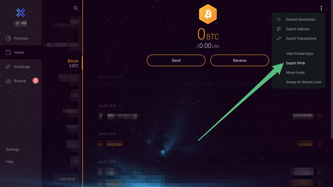 How To Find Your xPub Key With These 6 Popular Bitcoin Wallets | by Jon  Hodl | Medium