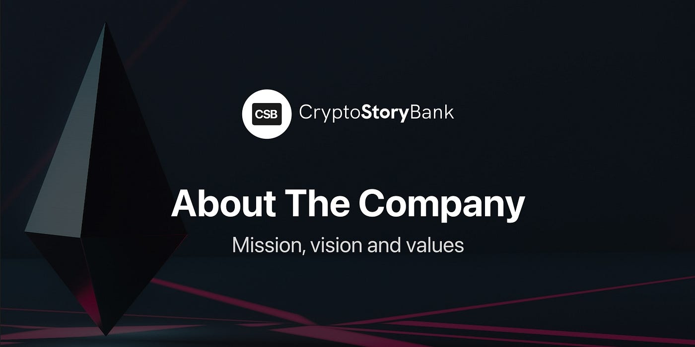 Crypto Story Bank: about the project | by Crypto Story Bank | Medium